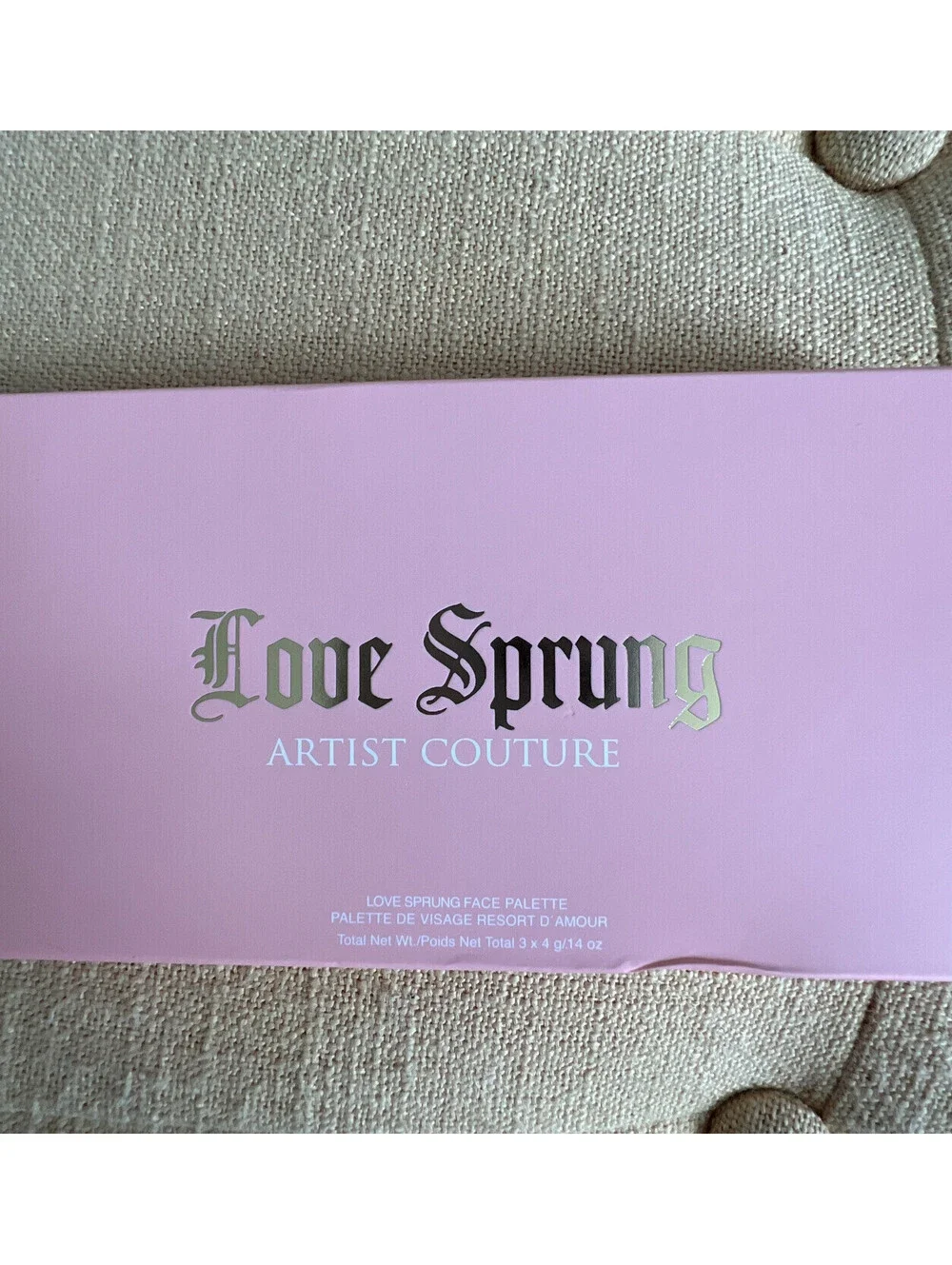 Artist Couture LOVE SPRUNG 3 Pan Cheek + Face Palette 3 x 4g / .14 oz NEW IN BOX